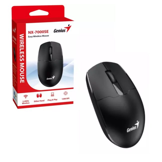 Mouse Genius  inalámbrico NX-7000SE negro