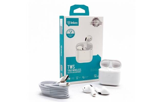 Audifonos Inkax TWS bluetooth blanco