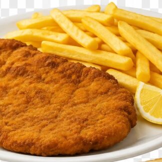 Milanesa al plato con guarnicion