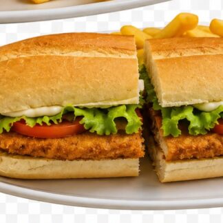 Milanesa en 2 panes clásica con fritas