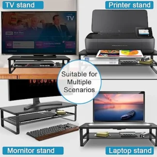 1pc Soporte para Monitor de Madera Reciclada