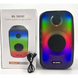 Parlante portátil led