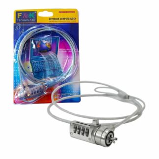 cable de seguridad antirrobo con combinación numérica para notebook o laptop
