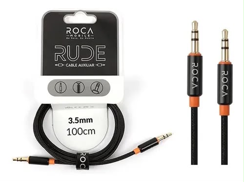 Cable Auxiliar 3.5mm a 3.5mm de la marca Roca
