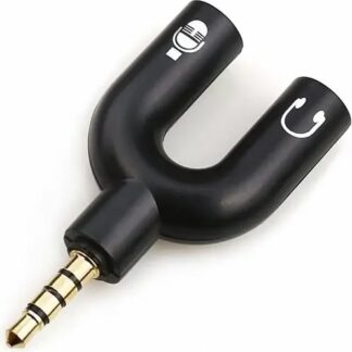 adaptadores de audio en forma de U con conector jack de 3.5 mm