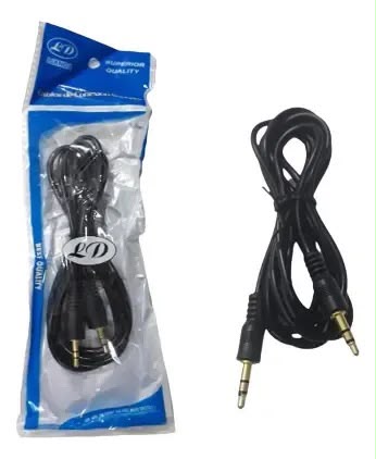 Cable auxiliar de audio con conectores plug / mini-plug de 3.5 mm